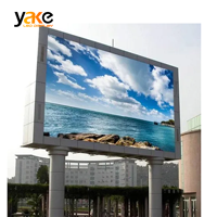Yake écran d'affichage à LED étanche extérieur 960*960mm HD modèles d'écran vidéo publicitaire fixe P4 P5 P6.67 P8 entretien avant
