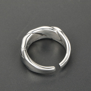Stainless Steel Woven <b>Ring</b> <b>Adjustable</b> Opening Men's Fashion Jewelry SA1072 - Product Image 3