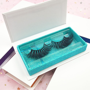 aimou 25mm mink eyelash with custom eyelash packaging box real high quality lashes3d wholesale vendor
