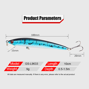 Bionic Minnow Leurre De Pêche Basse À La Traîne Appât Dur Artificiel 10cm 9g Crankbait Wobblers 3D Yeux pour La Pêche À La Carpe Pesca - Product Image 6