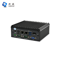 Mini PC Industrial Intel J6412 de Fábrica, DDR4 8GB, 256GB de Almacenamiento, Cuádruple LAN, 6 COM RS232 485, Sin Ventilador
