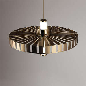 Plafonniers vintage Design industriel Éclairage Fer Acrylique Pendentif LED Lustre pour la Maison - Product Image 3