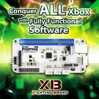 Manette de jeu Brook Fighting Board GEN-5 avec puce de joystick compatible avec les consoles PS5/PS4/Nintendo Switch/Nintendo Switch 2/PC, contrôleur HITBOX
