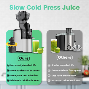 Masticating Slow Juicer 150W Professional Electric <b>Large</b> Feed Chute 1.5L Capacity Stainless Steel Blades Self Cleaning Automatic - Product Image 2