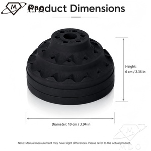360 °   Caja <span class=keywords><strong>de</strong></span> Almacenamiento para Herramientas Rotatorias, 31 Orificios, Caja para Fresas Dentales, Organizador <span class=keywords><strong>de</strong></span> Brocas, Caja <span class=keywords><strong>de</strong></span> Almacenamiento para Herramientas <span class=keywords><strong>de</strong></span> Joyería - Product Image 4
