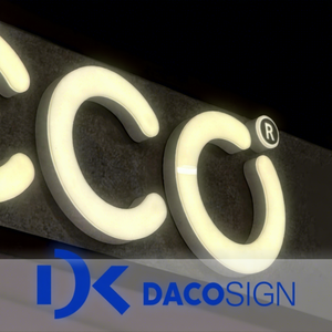 Enseigne lumineuse personnalisée DakeSign à effet de canal lumineux pour les magasins de détail, les passages et les couloirs d'appartements, publicité décorative - Product Image 4