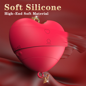 Vibratore Femminile a Forma di Cuore S-Hande con Funzione di Suzione Clitoridea, Impermeabile, Silenzioso, Massaggiatore Personale - Product Image 5