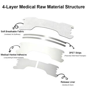 Anthrive Muestra Gratis Tiras Nasales de Material PE para Respirar Mejor Parche de Tira Nasal para Ayudar a Dormir Tiras Nasales para Ronquidos - Product Image 5