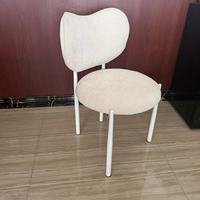 Chaises de salle à manger contemporaines de style nordique moderne de luxe pour hôtel, restaurant, en tissu ou en cuir, avec accoudoirs, pour table à manger