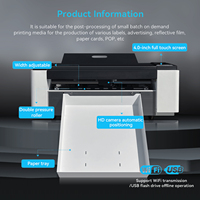 Máquina Cortadora automática de pegatinas A3MAX4 A3 + A4, máquina troqueladora de alimentación automática de alta eficiencia, máquina cortadora de etiquetas, troqueladora