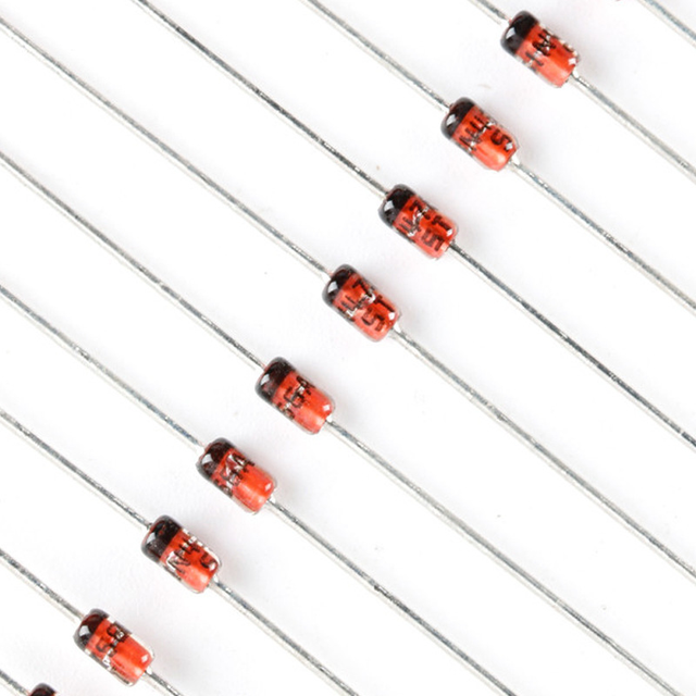 New Original TC 1N4744A/4745/4746/4747 Zener Diode 1W 3.3v/3.6/3.9/4.7/5.1/5.6/6.8/8.2/12/15/20/22/24/30/36/62V DO-41 Package