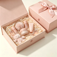 Caja de Regalo Magnética Rígida de Cartón Marfil con Logotipo Personalizado en Relieve y Brillo para Empaque de Ropa, Zapatos y Velas, Impresión a Cuatro Colores