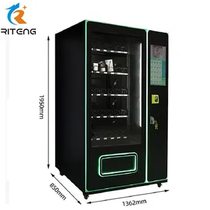 21.5 Inch Led Touch Screen Ready To Eat Food Vending Machine Manufacturers China Nayax Vending Machine For Instant Noodles