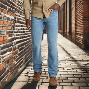Pantalones Vaqueros de Hombre con Lavado Ácido, Estilo Vintage, Pantalones de Mezclilla con Lavado Claro Personalizado para Hombre, Ropa de Mezclilla a la Moda al por Mayor, Micah Corp - Product Image 2