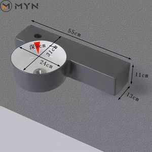 Lavabo mural de haute qualité, petit, gris, de forme ovale, fontaines, lavabo mural suspendu, lavabo de salle de bain - Product Image 2