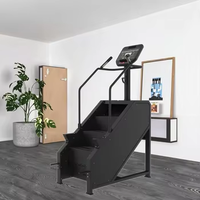 Grand équipement de fitness commercial Machine d'escalier à vitesse réglable Machine d'aérobic de gymnastique d'alpinisme Construction en métal