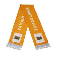Nouveau produit Tamaulipas écharpes caractéristiques pour fan et suiveur Club drapeau écharpes personnalisées