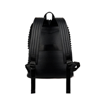Sac à dos en cuir PU clouté style punk, sac à dos pour ordinateur portable 14,9 pouces, imperméable, mode féminine, style streetwear, sac à dos de jour en polyester pour hommes et femmes