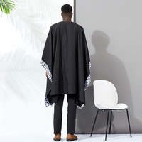 Ropa larga africana para hombre, traje de alta calidad, Tops, camisa, pantalones, conjunto de 3 piezas de talla grande
