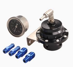 Регулируемый регулятор давления топлива Supercharger с измерителем и разъемами - Product Image 1