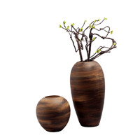 Vase en céramique de style rustique vintage, peint à la main, pour table, cheminée, console, décoration intérieure, fabrication artisanale