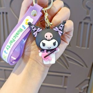 Cho Sanrio Âm Nhạc Đảng Phim Hoạt Hình Silicone Thân Thiện Với Môi Carabiner <span class=keywords><strong>Keychain</strong></span> Dễ Thương Ba Lô Mặt Dây Chuyền Kẽm Claw Máy Đồ Chơi Sang Trọng Quà Tặng - Product Image 5