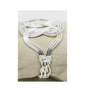 2023 New Year August Silver festival jewelry Hollow Iranian Bangles for Women Antique Silver <b>Colour</b> Bangles For Women - Product Image 5