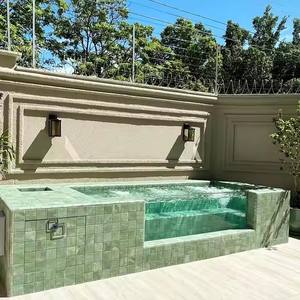 Jacuzzi exterior prefabricado, piscina exterior sobre el suelo, piscina de jardín, piscina de fibra de vidrio en contenedor. - Product Image 3