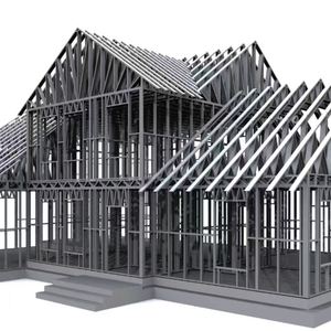 โครงสร้างเหล็กชุบสังกะสีแบบบูรณาการบ้านวิลล่าโครงเหล็กมังกรเบาทันสมัยสร้างด้วยตัวเองสำหรับโรงงานในชนบท - Product Image 5