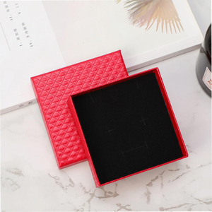 Custom Logo Luxury <b>Gift</b> <b>Black</b> White Jewelry Packaging Folders Embossing Matt Lamination Sponge Recyclable Bracelet Pendant - Product Image 3