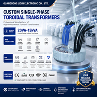 Transformateur de puissance toroïdal à enroulement OFC de qualité supérieure, double sortie 9V 12V à courant élevé pour alimentation audio monobloc classe A, qualité stable