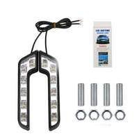 Vente en gros de lampes frontales LED 3030, feux d'avertissement d'urgence pour voiture, feux de jour LED étanches