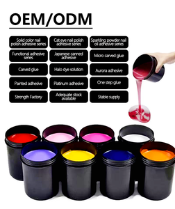 Logotipo personalizado de fábrica <span class=keywords><strong>Pastel</strong></span> Cat Eye Pink Gel esmalte de <span class=keywords><strong>uñas</strong></span> estilo francés para aplicación DIY botella embalaje Tpo Hema gratis - Product Image 6