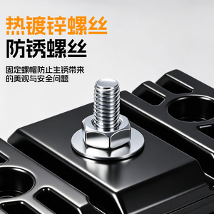 Support anti-vibrations universel en caoutchouc Lyocan pour unité extérieure de climatiseur 1-5P, installation facile - Product Image 4