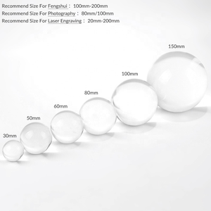 Venta al por Mayor de Bolas de Cristal Transparente de Alta Calidad, Bola de Cristal <span class=keywords><strong>Personalizada</strong></span> con Grabado Láser 3D para Regalos - Product Image 4