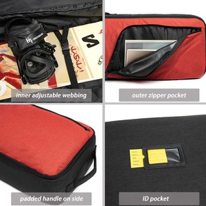 Muestra gratis Venta caliente Deportes al aire libre Bolsa de snowboard Impermeable Esquí Doble tabla Bolsa de almacenamiento Mochila de esquí Nailon resistente al agua - Product Image 5