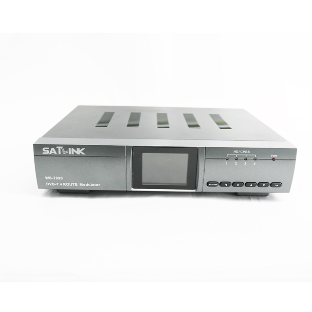 WS-7990 Digital RF Modulator DVB-T Four Route HD COFDM Modulator DVB-T Range 50~860MHz