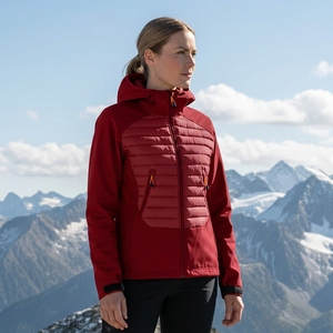 <span class=keywords><strong>Chaqueta</strong></span> Híbrida Acolchada <span class=keywords><strong>para</strong></span> <span class=keywords><strong>Mujer</strong></span>, Ligera, Impermeable, Transpirable, con Capucha, <span class=keywords><strong>para</strong></span> Invierno/Primavera, Senderismo <span class=keywords><strong>y</strong></span> Actividades al Aire Libre - Product Image 6