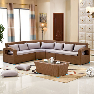 Modern Hotel Luxury Outdoor Furniture <b>Waterproof</b> PE Patio Outdoor Rattan Garden Set - Product Image 4