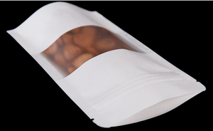 Bolsa <span class=keywords><strong>de</strong></span> papel Kraft con cremallera superior, embalaje <span class=keywords><strong>de</strong></span> alimentos con cremallera, bolsa <span class=keywords><strong>de</strong></span> pie para carne, cerdo, aperitivos, mar, embalaje <span class=keywords><strong>de</strong></span> alimentos con ventana transparente - Product Image 5
