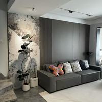 Panneau mural géométrique en marbre PVC auto-adhésif moderne résistant aux UV pour la décoration intérieure, imperméable, appartements, salon