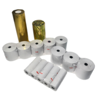 Rouleau de papier de caisse enregistreuse thermique 80mm impression par roulement personnalisé en gros jusqu'à la machine d'impression par rouleau rouleaux vierges thermiques bruts 80*75mm