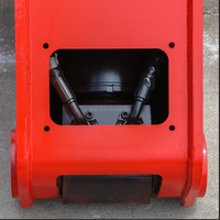 360° Rotating Hydraulic Timber Shear for Land Clearing, Wood Log Splitter with Seperate Bracket Bold on Edge