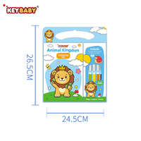 Ensemble d'autocollants à colorier pour enfants avec logo personnalisé OEM ODM 4 thèmes Kit d'activités artistiques et créatives pour enfants DIY 3 ans et plus Jouets éducatifs de dessin