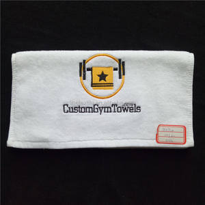 <span class=keywords><strong>Asciugamani</strong></span> sportivi <span class=keywords><strong>da</strong></span> palestra ricamati con logo personalizzato in cotone 100% - Product Image 2