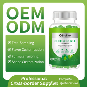 Suplementos de gomitas de clorofila OEM con musgo marino, baya de saúco Acv, zinc y vitamina C,D,E, B12 para soporte inmunológico y de digestión - Product Image 4