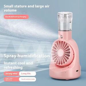 Ventilador de Mano Recargable Portátil con Nebulización de Aire Frío para Verano, Mini Ventilador Humidificador - Product Image 5