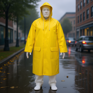 Imperméable de moto Truper IMPER-L XL, imperméable et coupe-vent, en PVC, pour adultes, taille universelle, style décontracté, camping en plein air - Product Image 2