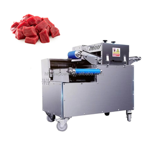 Nouvelle machine à trancher et à couper en dés la viande fraîche (poulet, poisson, bœuf) à épaisseur réglable pour restaurants et fermes - Product Image 1