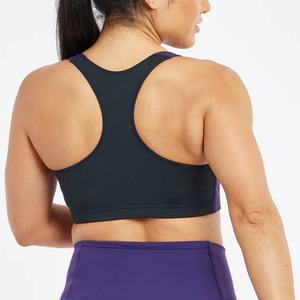 Top de natación deportivo con tiras, para busto grande, cuello alto, cierre frontal con cremallera y broche, transparente, con almohadillas cosidas, tipo tank. - Product Image 5